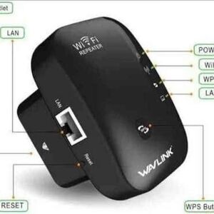 WAVLINK N300 WiFi Range Extender 300Mbps – Wireless Signal Booster – Easy Setup